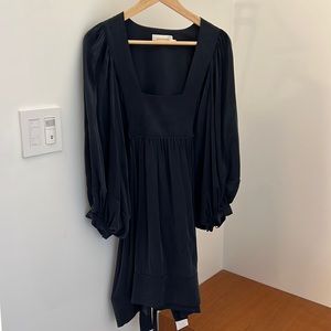 Zimmerman navy silk dress
